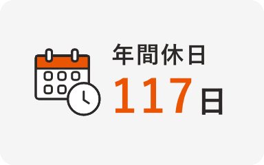 年間休日117日
